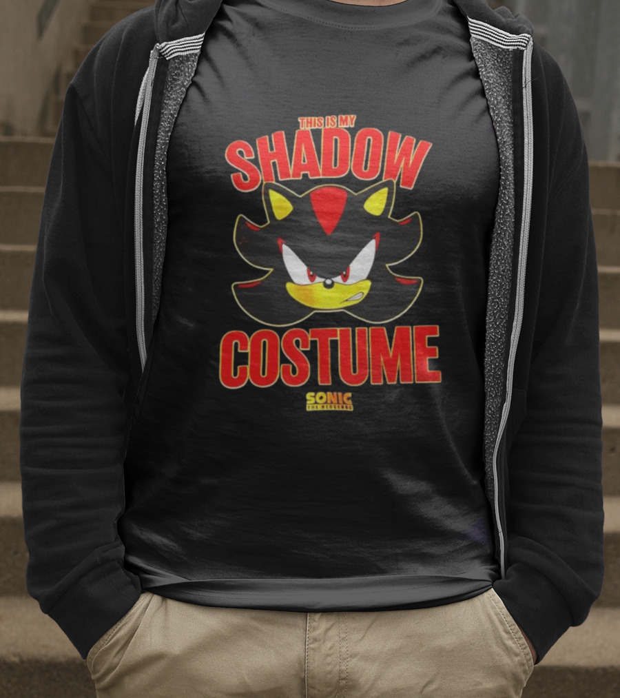 This Is My Shadow Costume Sonic The Hedgehog Halloween T-Shirt