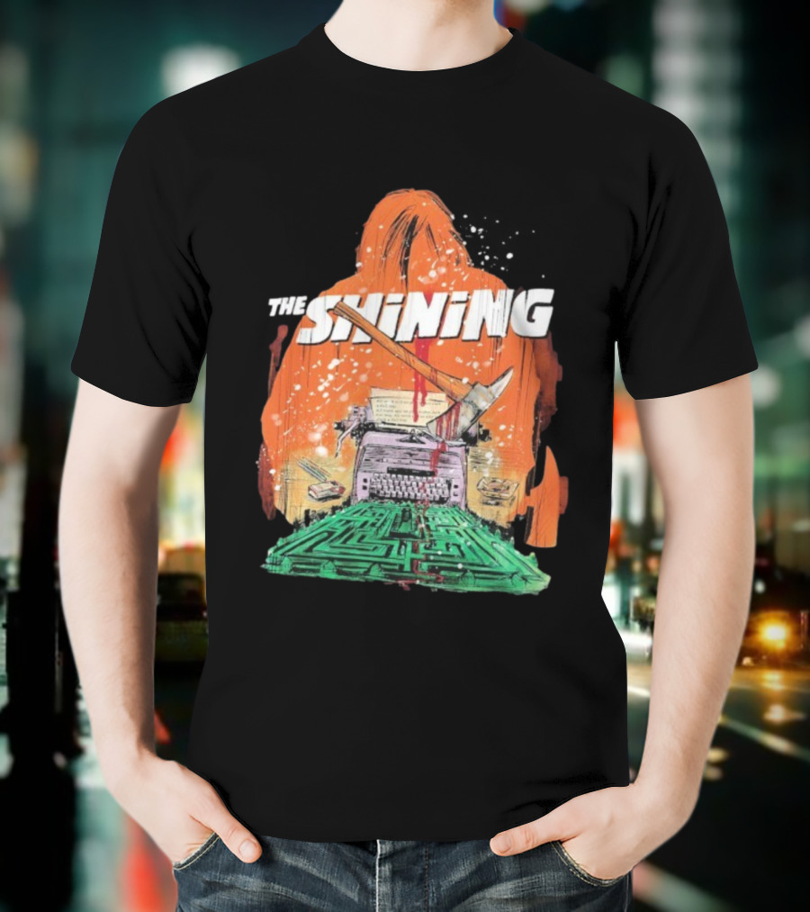 The Shining Axe Typewriter Maze Horror Icon T-Shirt