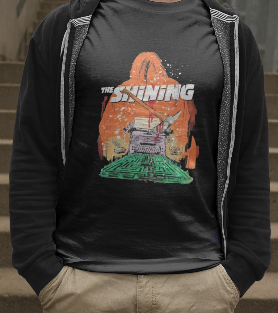 The Shining Axe Typewriter Maze Horror Icon T-Shirt