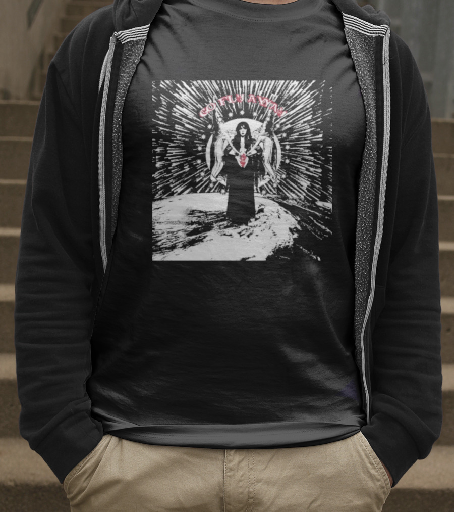 The Velveteers Go Fly Away Angel Wings Burst T-Shirt