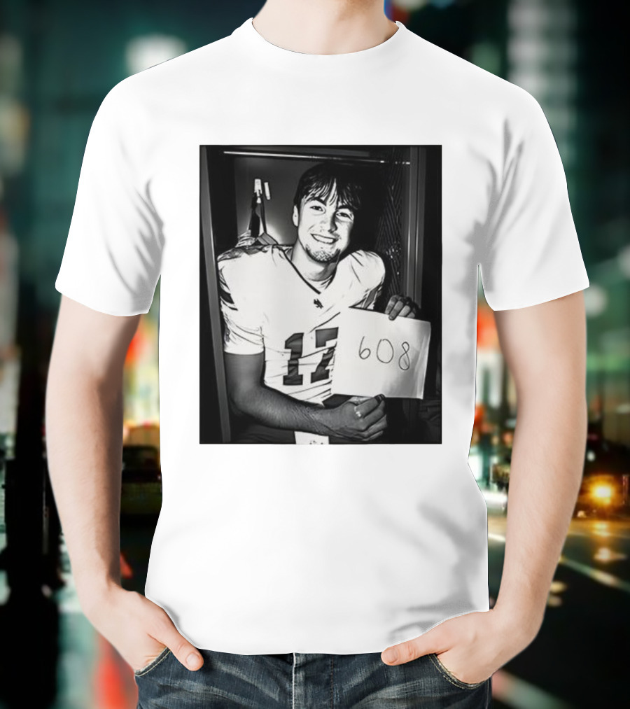 Drew Mestemaker 608 North Texas Mean Green Football Player 17 T-Shirt
