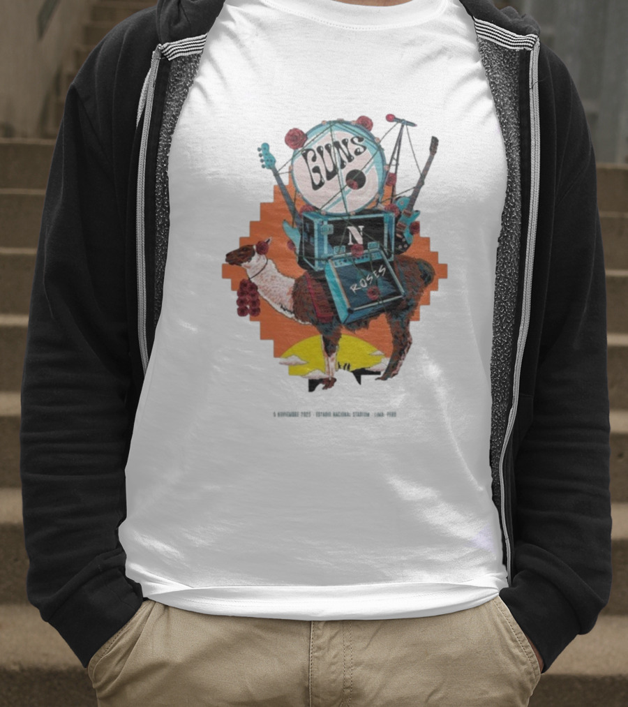 Guns N Roses Live In Lima Peru Estadio Nacional 5 Noviembre 2025 T-Shirt