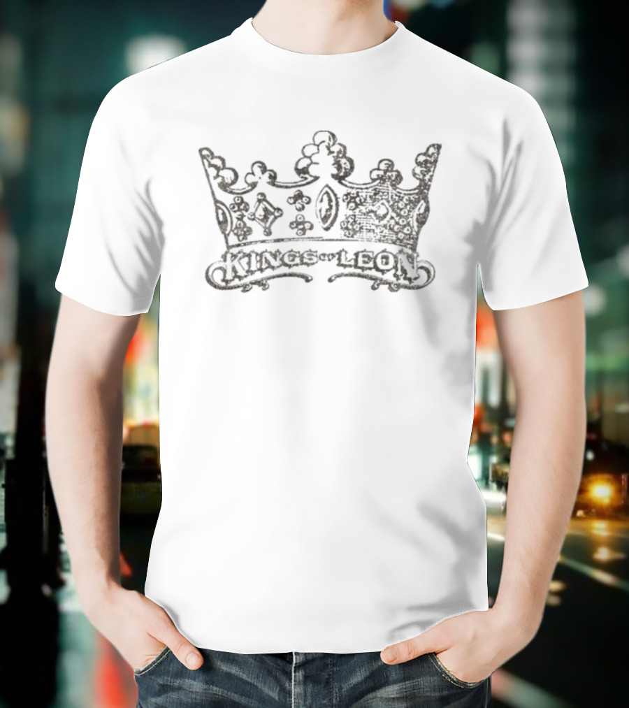 Kings Of Leon Intricate Crown Illustration T-Shirt
