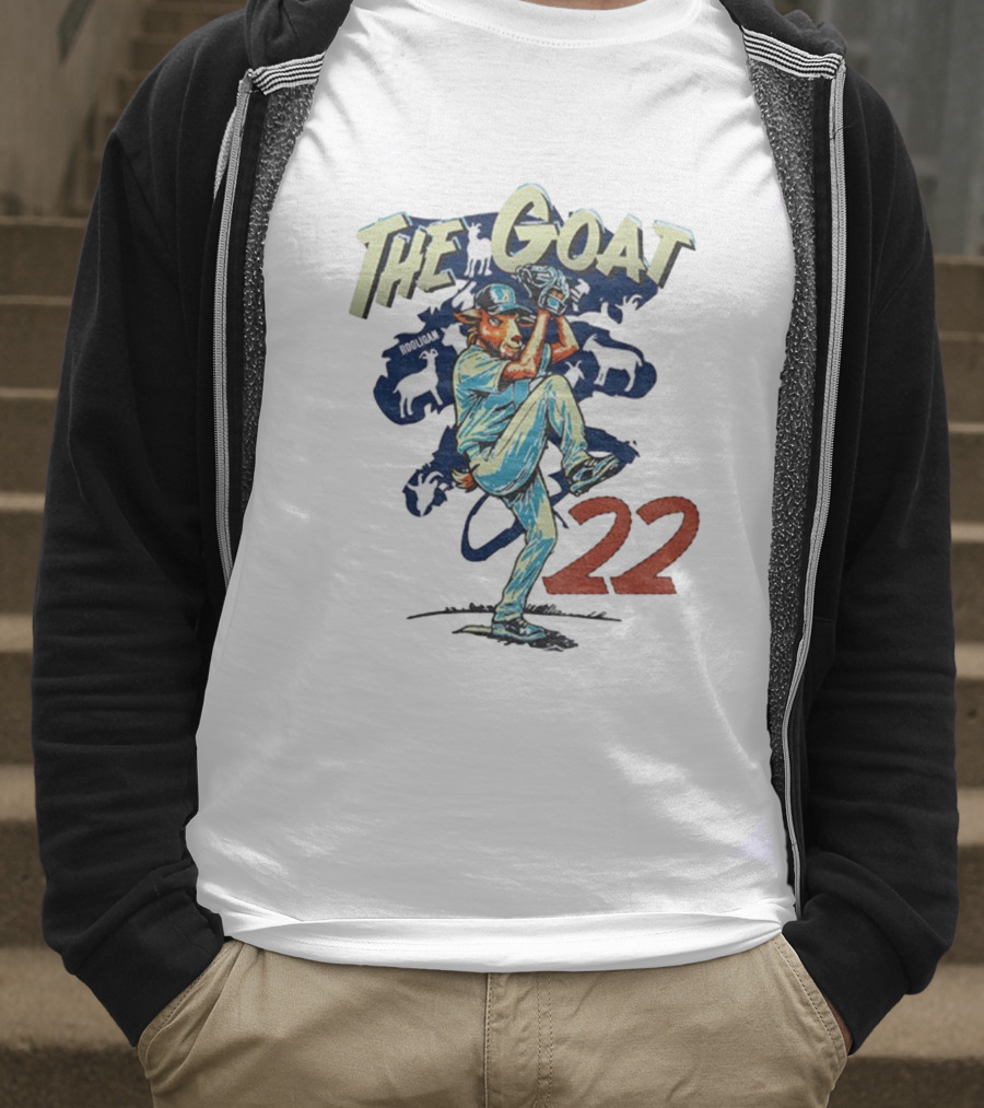 The Goat Clayton Kershaw 22 MLB Baseball 2025 T-Shirt
