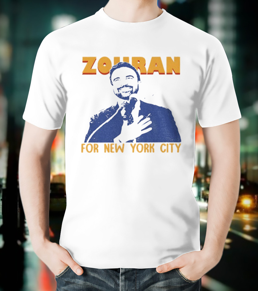 Zohran For New York City Mayor 2025 Political Campaign T-Shirt