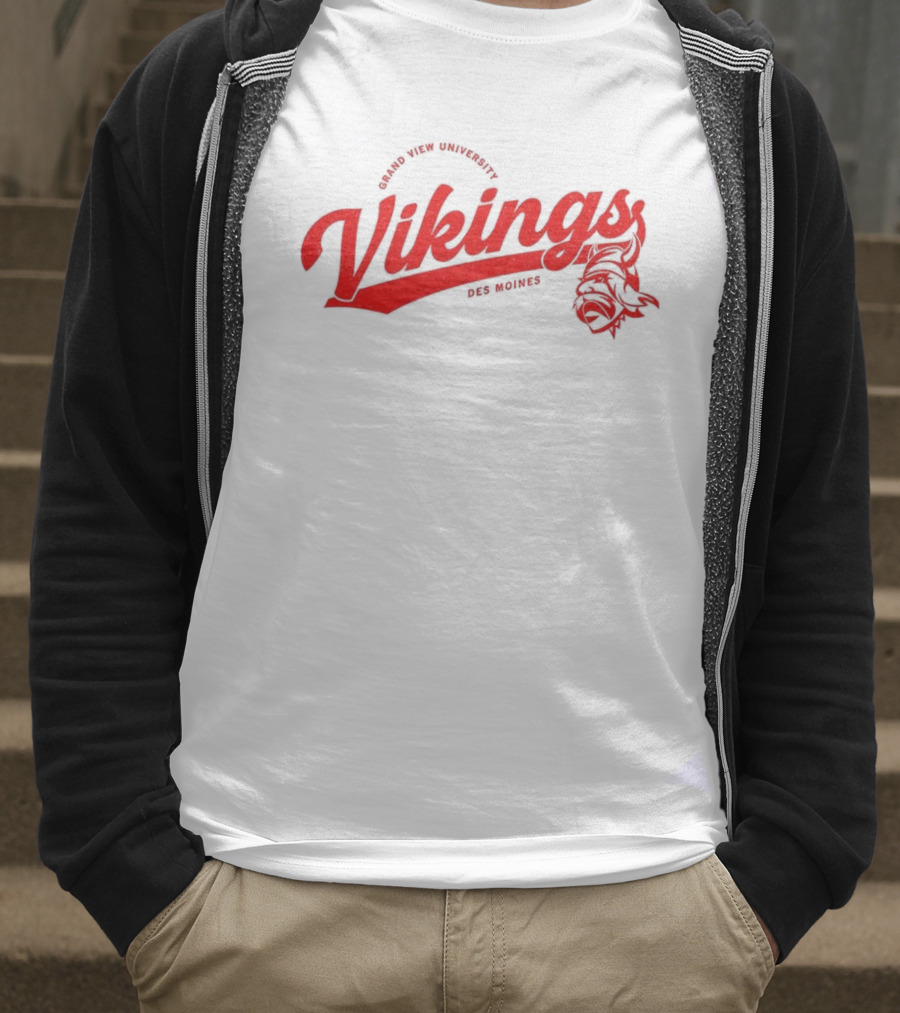 Vikings Grand View University Retro Style HydroFlow Pro T-Shirt