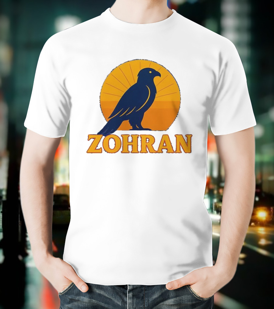 Zohran Eagle Sunrise Silhouette T-Shirt