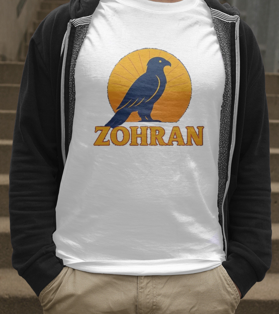 Zohran Eagle Sunrise Silhouette T-Shirt
