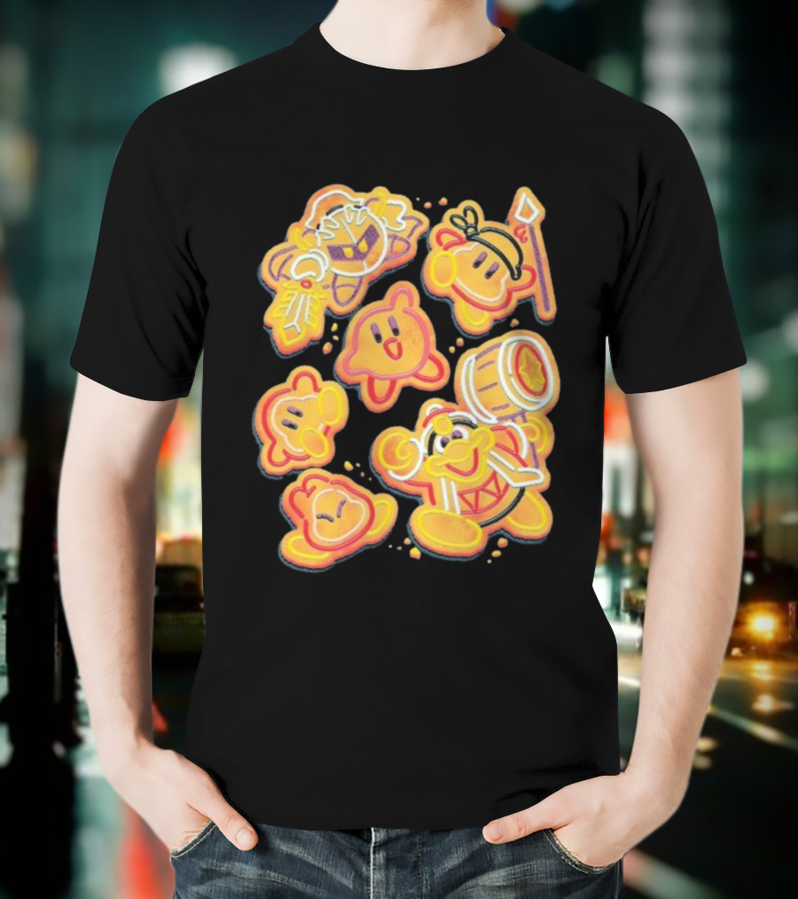 Dreamland Sweets Kirby Character Cookies T-Shirt