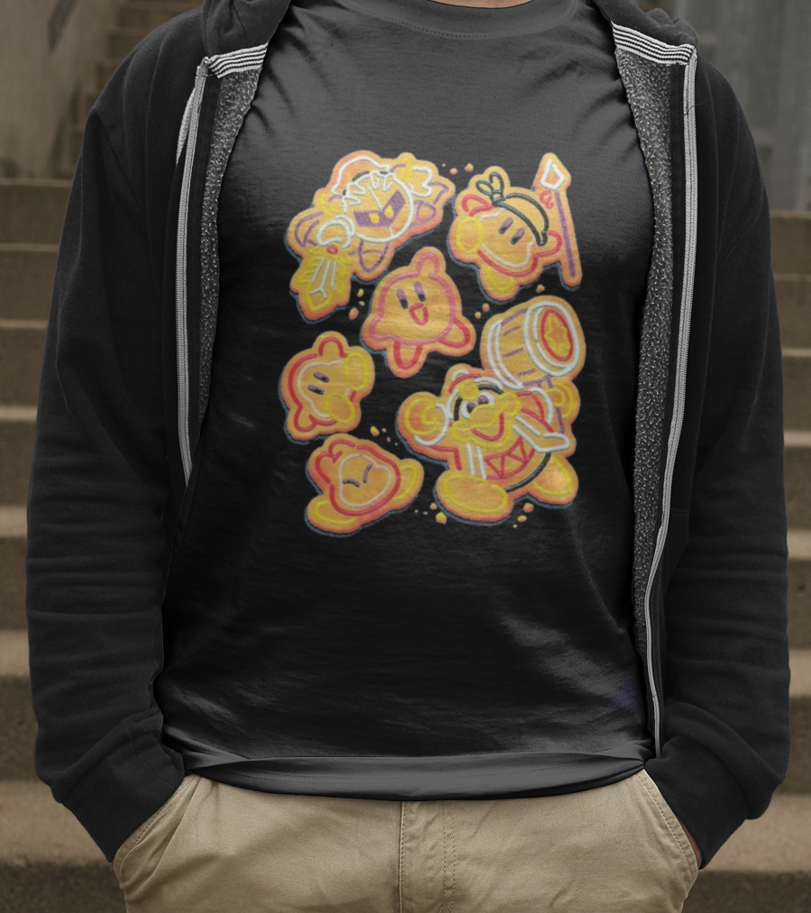 Dreamland Sweets Kirby Character Cookies T-Shirt