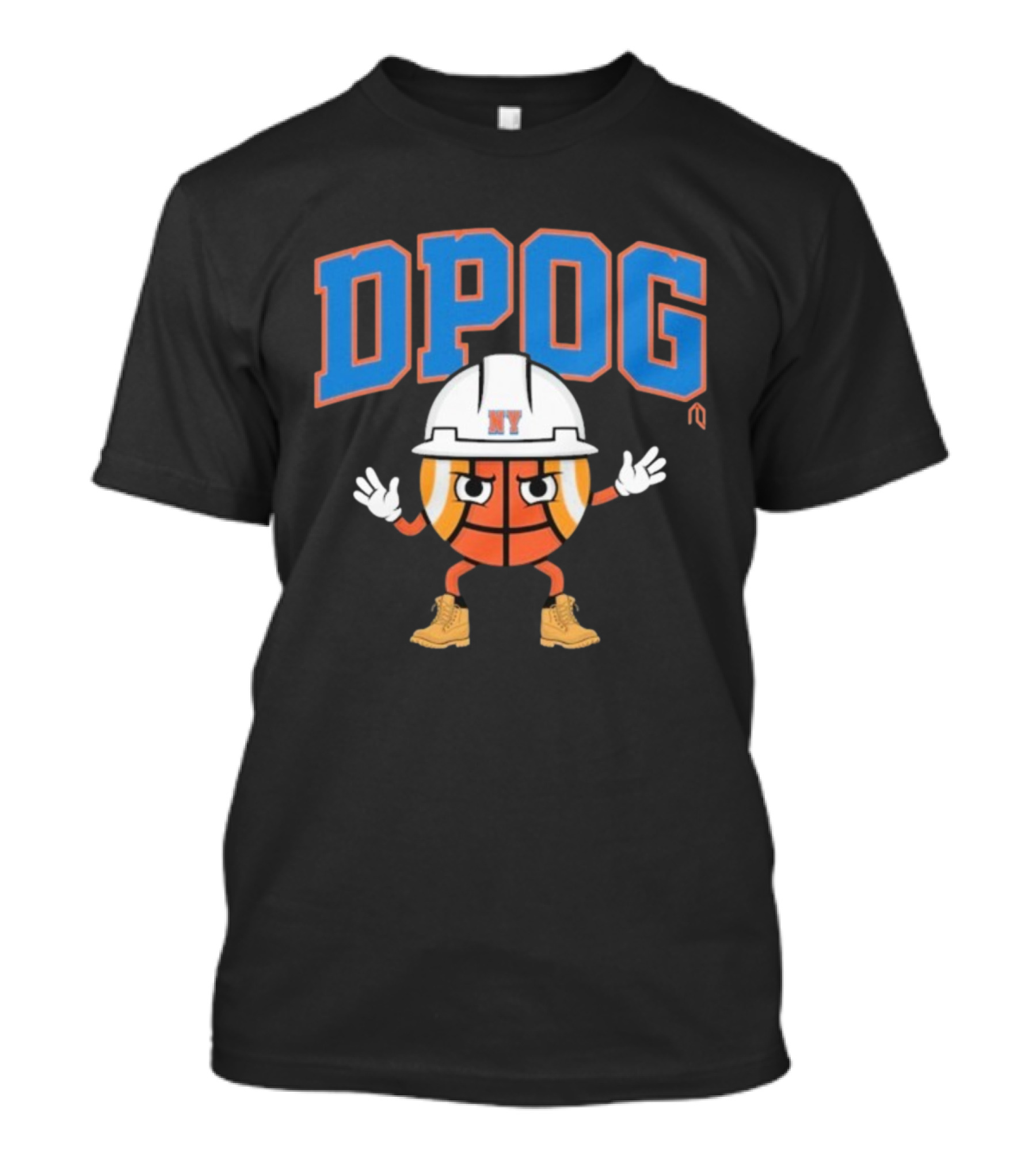 DPOG New York Hard Hat Basketball Character T-Shirt
