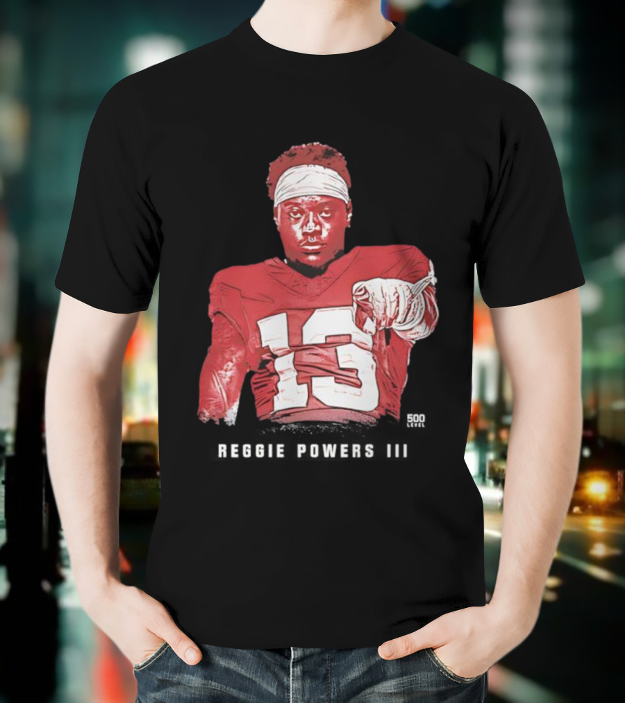 Reggie Powers III College Football Jersey 13 T-Shirt
