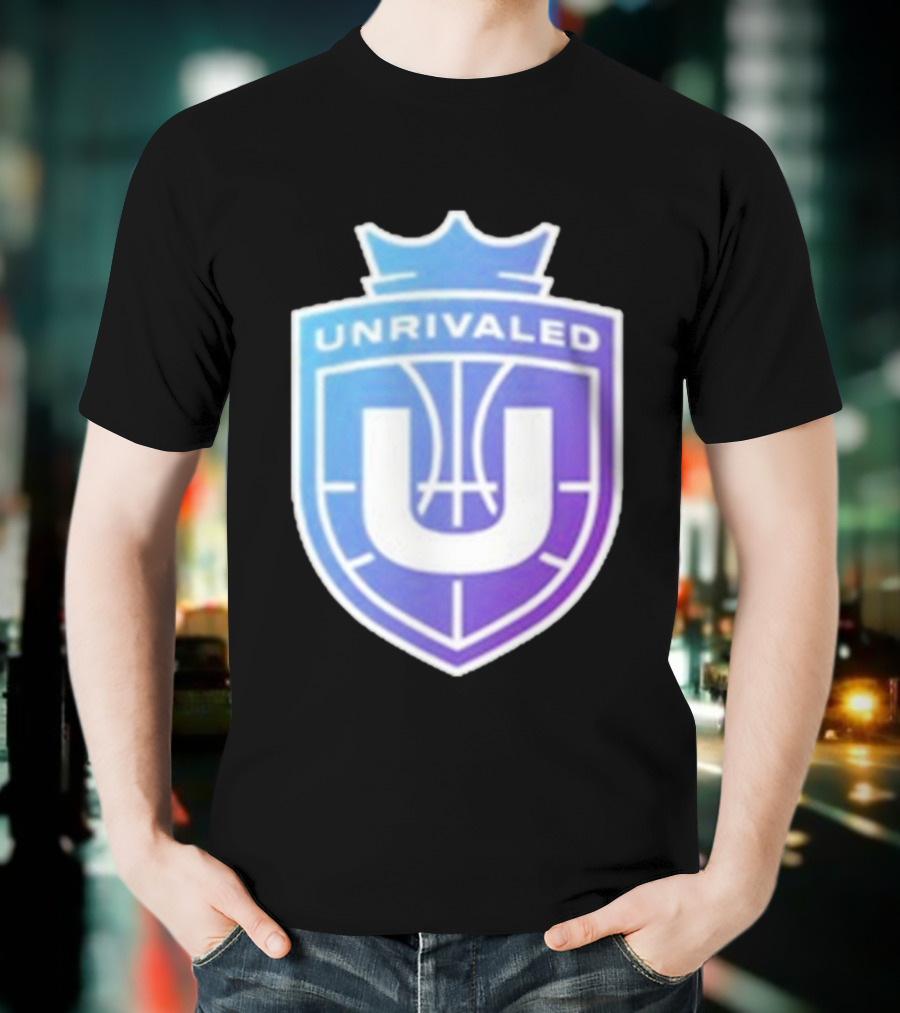 Unrivaled Gradient Basketball Crest T-Shirt