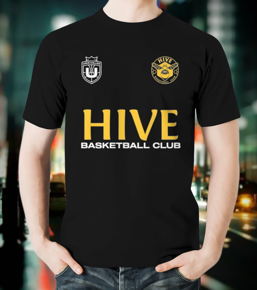 Unrivaled Hive Basketball Club Hive Classic Emblem Collaboration T-Shirt