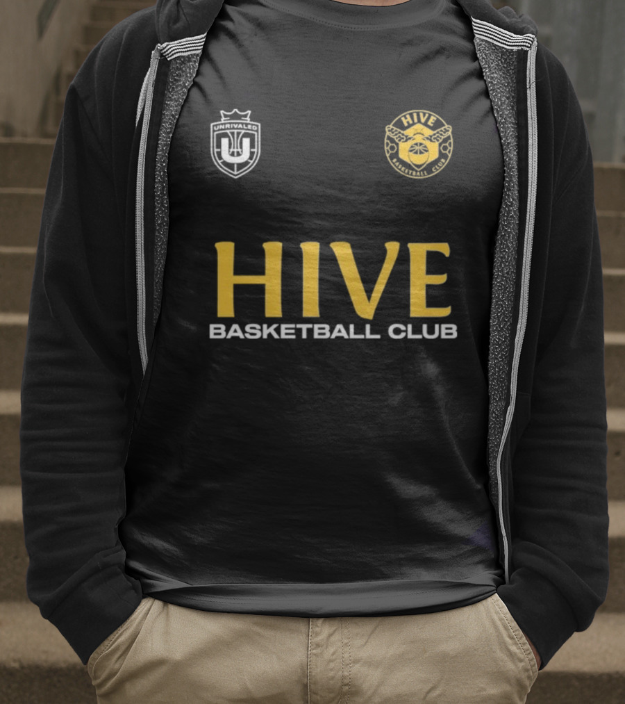 Unrivaled Hive Basketball Club Hive Classic Emblem Collaboration T-Shirt