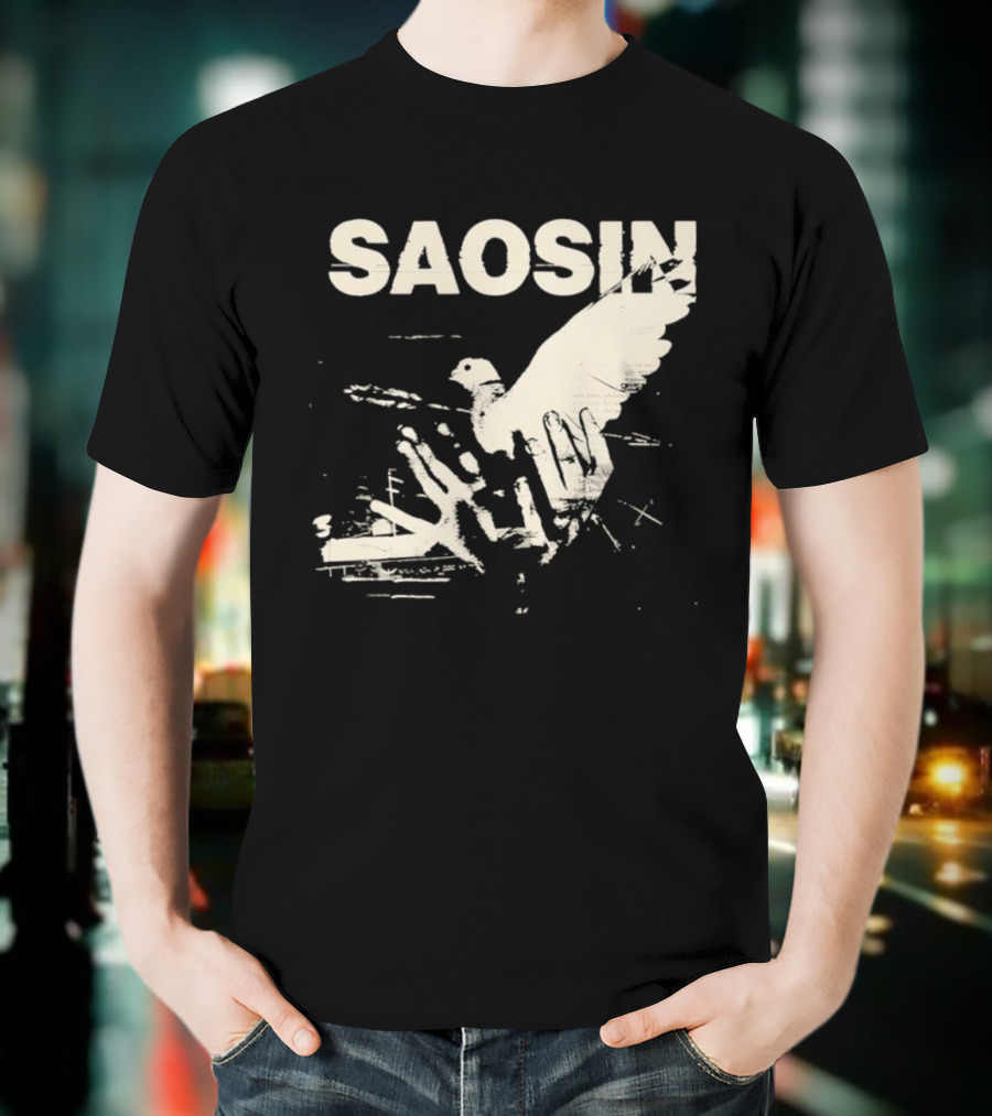 SAOSIN Bird Imagery Vintage Style T-Shirt