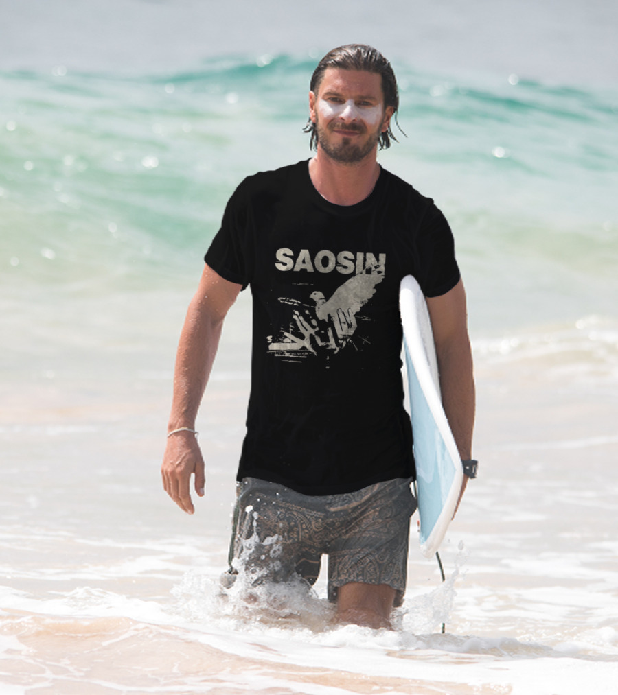 SAOSIN Bird Imagery Vintage Style T-Shirt