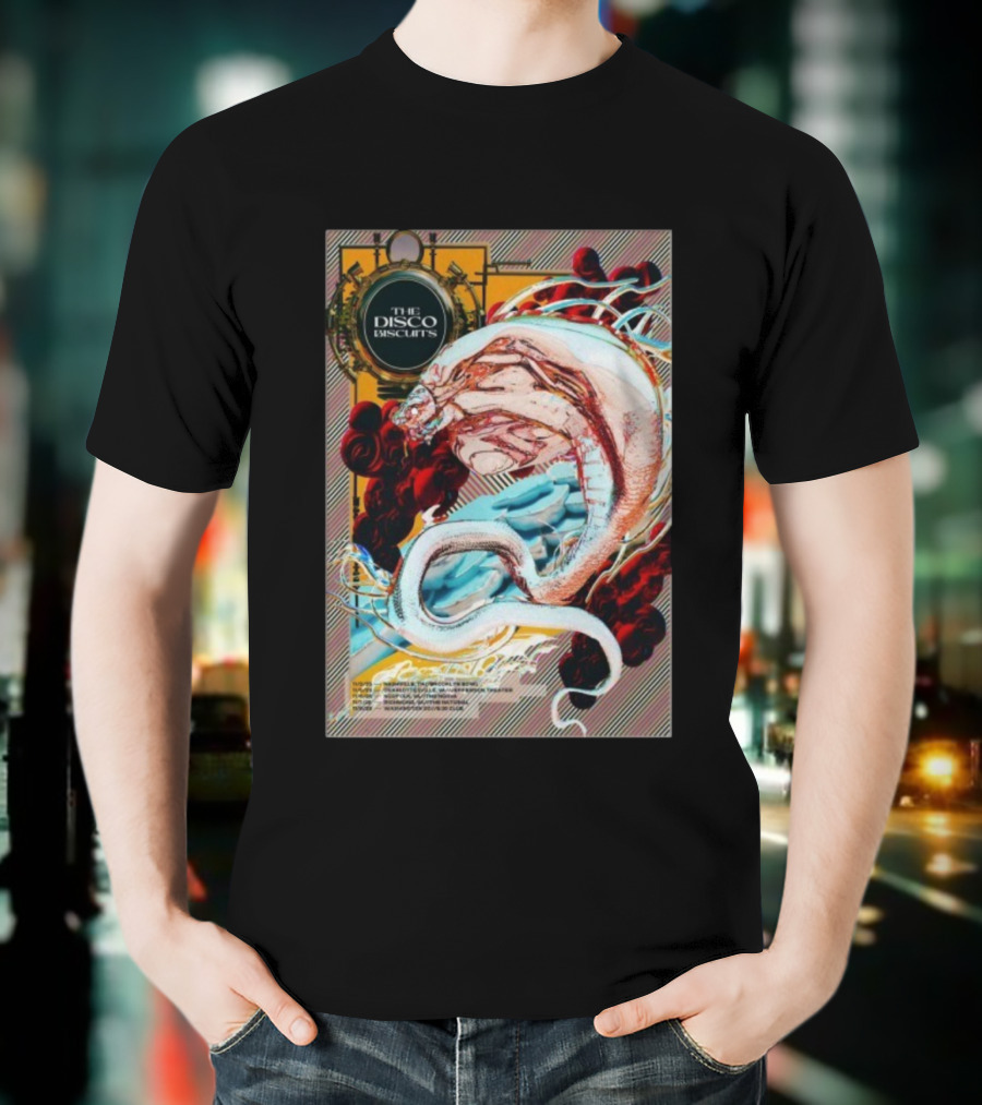 The Disco Biscuits Nov 8 2025 Washington DC Concert Event Snake Art T-Shirt