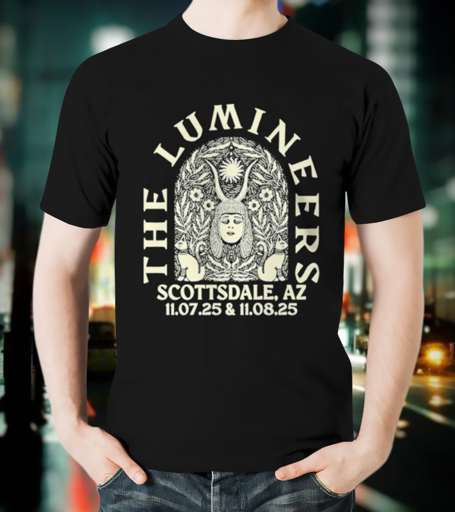 The Lumineers Scottsdale AZ November 7 And 8 2025 Dreamy Draw Festival T-Shirt