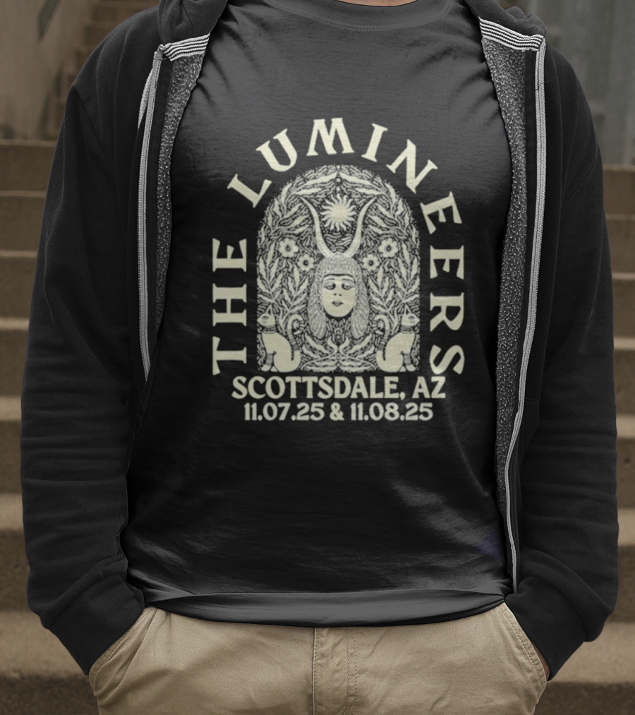 The Lumineers Scottsdale AZ November 7 And 8 2025 Dreamy Draw Festival T-Shirt