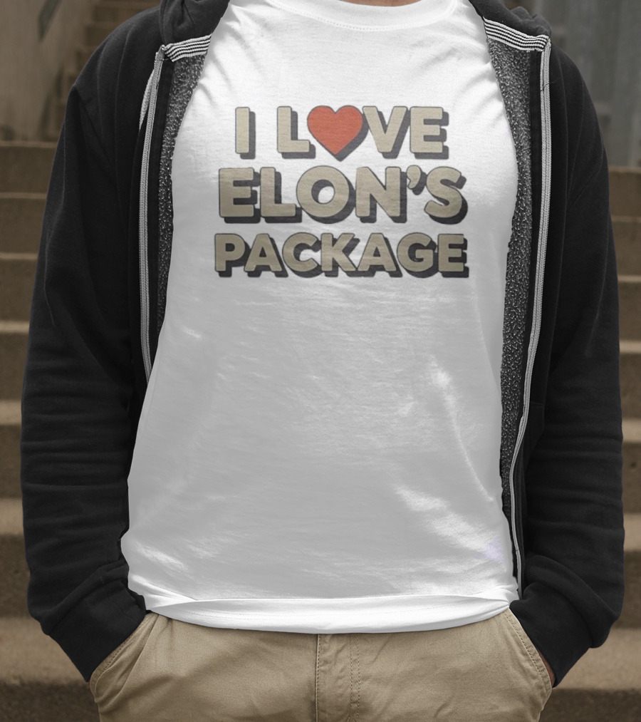 I Love Heart Elon's Package T-Shirt