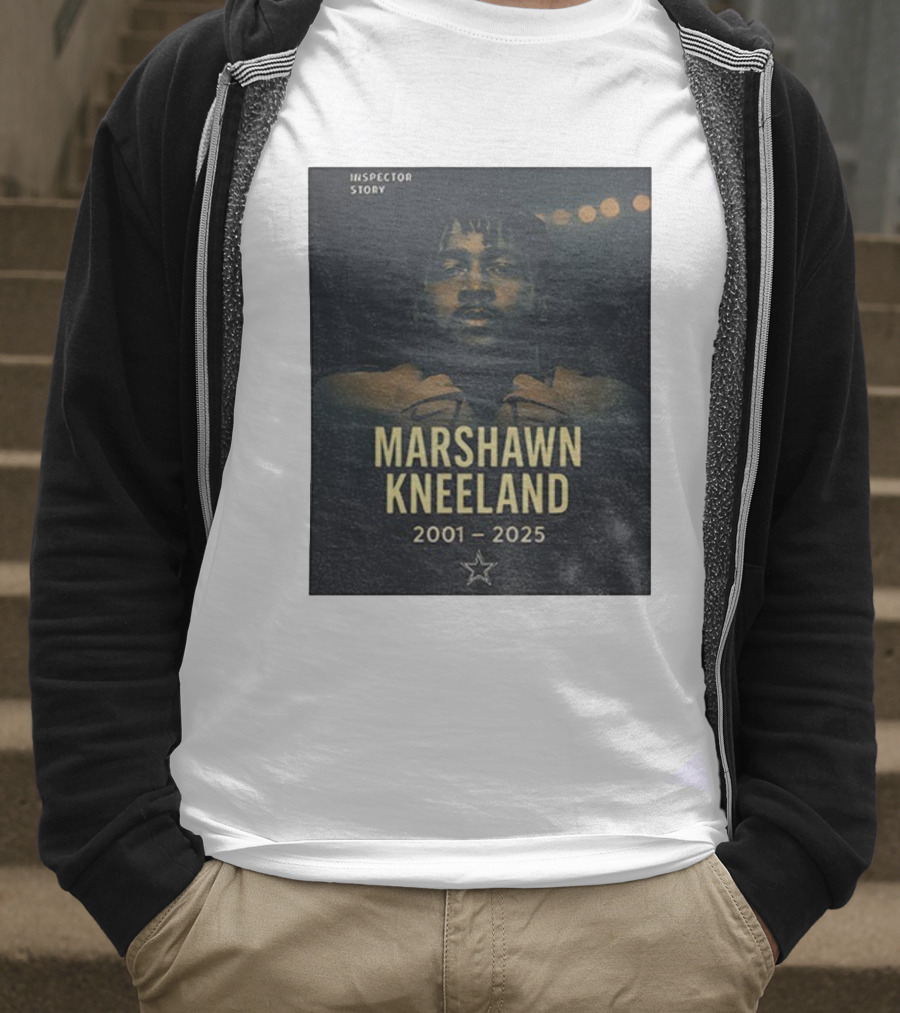 Inspector Story Marshawn Kneeland 2001-2025 Dallas Cowboys Star T-Shirt