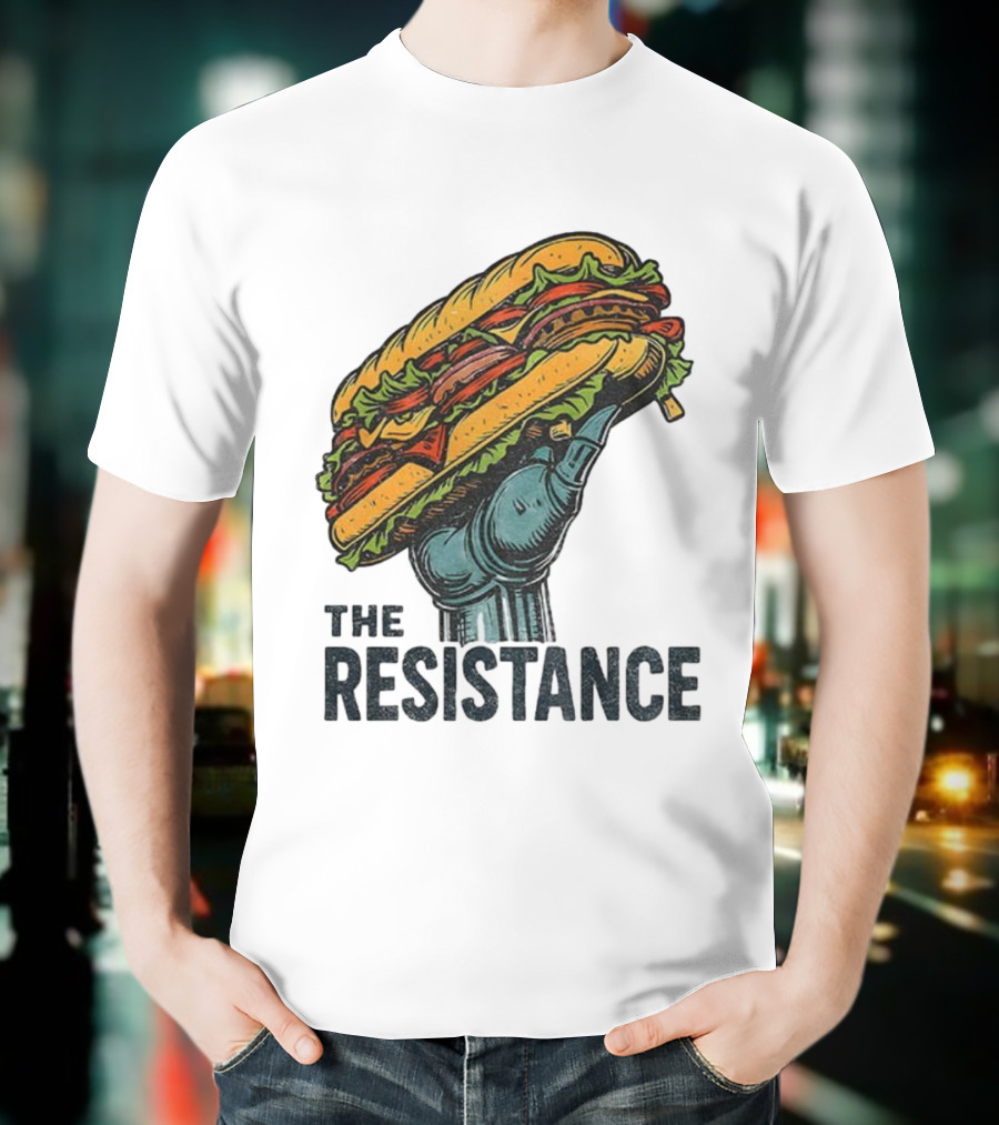 The Resistance Sandwich Fist Abolish ICE Washington T-Shirt