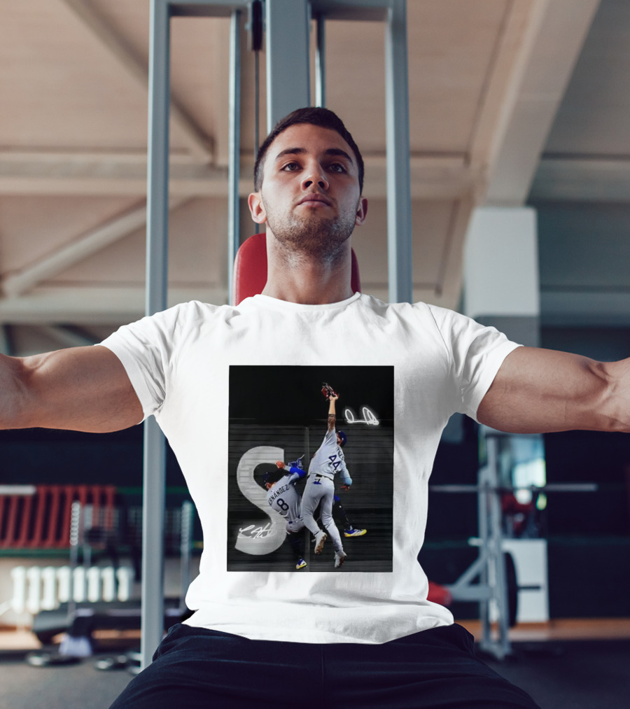 World Series Game 7 Hernández 8 Pages 44 Signatures T-Shirt