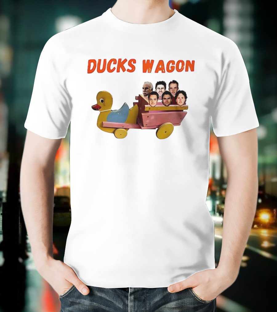 Anaheim Ducks Wagon With Faces T-Shirt