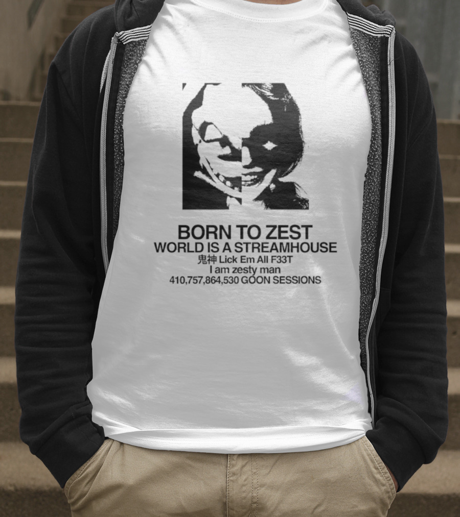 Born To Zest World Is A Streamhouse Bicycle Infinity Zesty Symphony Electric Cooperation T-Shirt