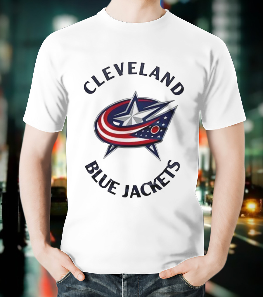 Cleveland Blue Jackets 2025 Retro Stars And Stripes Iconic Style T-Shirt