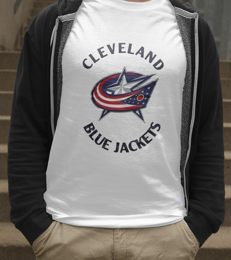 Cleveland Blue Jackets 2025 Retro Stars And Stripes Iconic Style T-Shirt