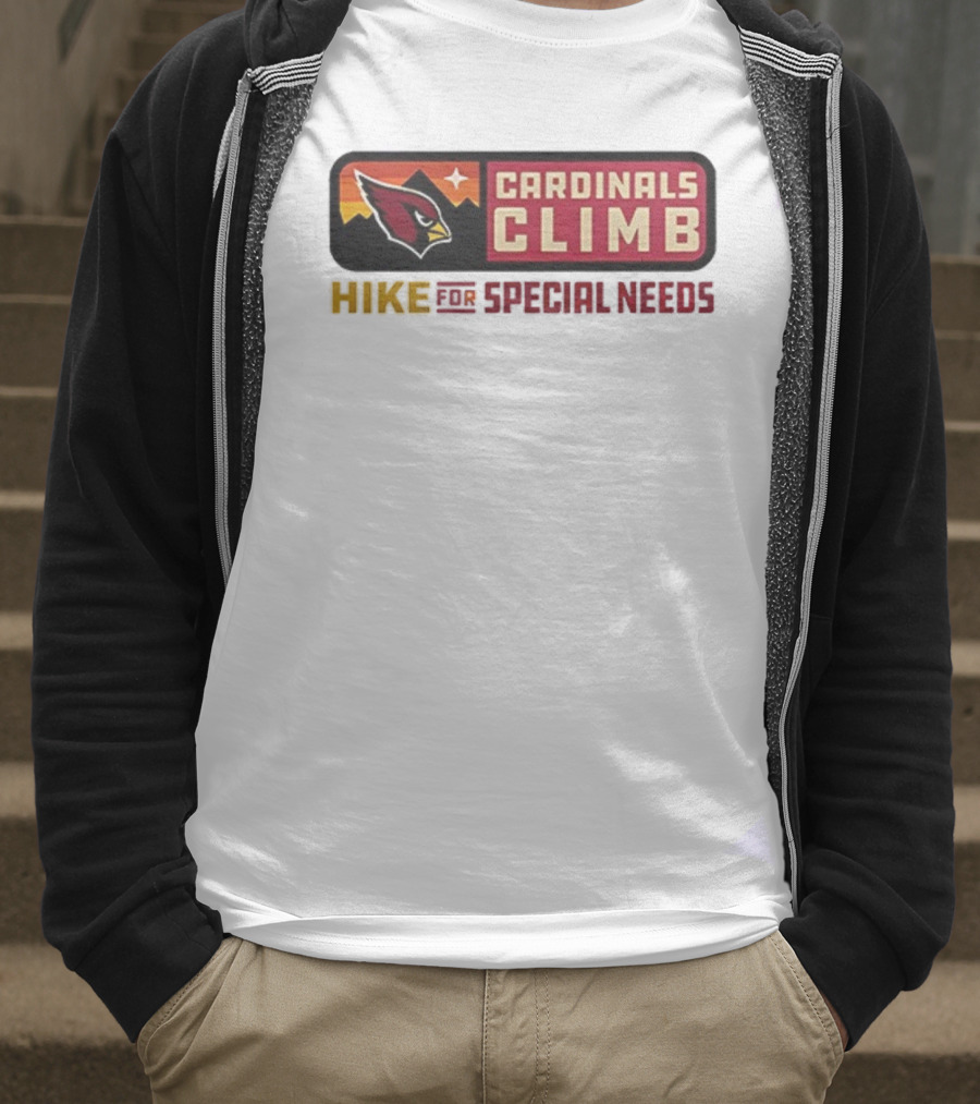 Cardinals Climb Hike For Special Needs 2025 Adventure T-Shirt