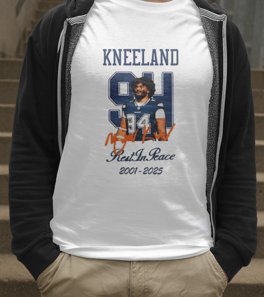 Dallas Cowboys Kneeland 94 Rest In Peace 2001-2025 T-Shirt