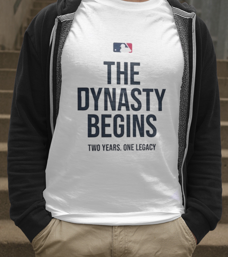Los Angeles Dodgers World Series Champions 2024-2025 The Dynasty Begins MLB Two Years One Legacy T-Shirt