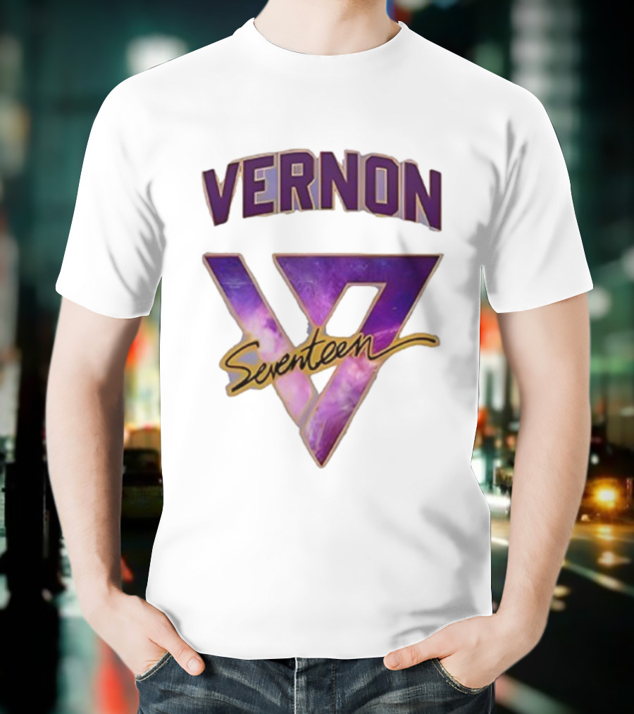 Seventeen World Tour Vernon Collaboration With Los Angeles Lakers T-Shirt