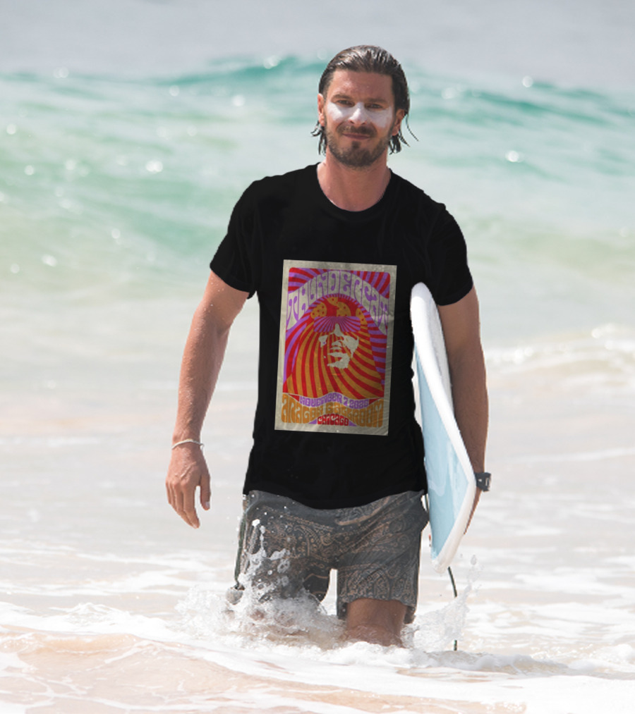 Thundercat November 2025 Aragon Ballroom Chicago Psychedelic Tour T-Shirt