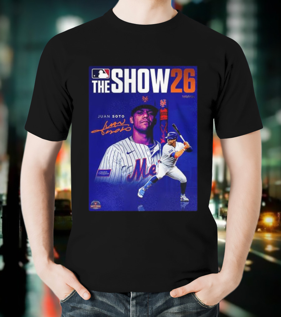 The Show 26 Juan Soto Mets Signature Edition MLB T-Shirt