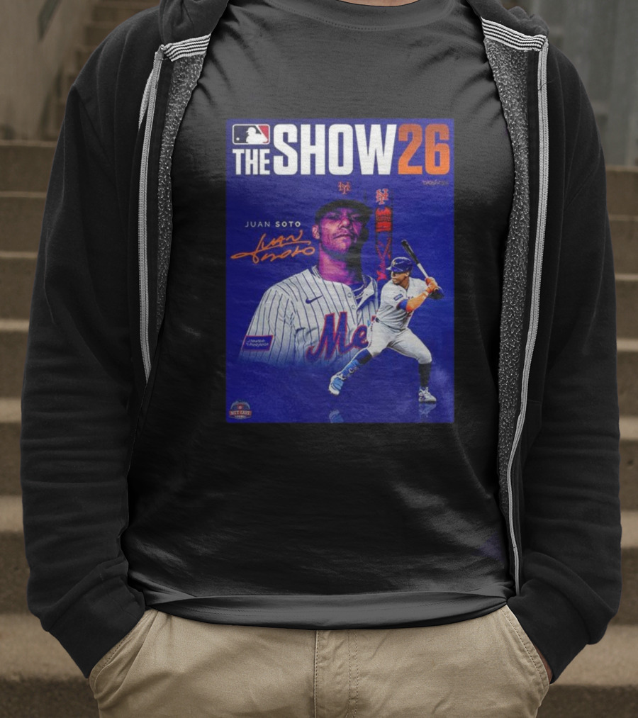 The Show 26 Juan Soto Mets Signature Edition MLB T-Shirt