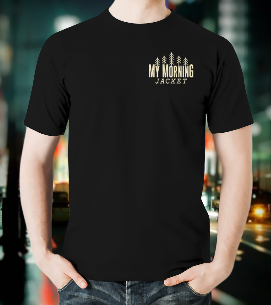 My Morning Jacket Trail Map Forest Trees T-Shirt