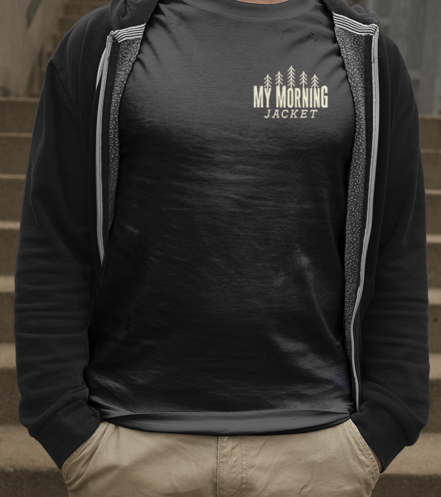 My Morning Jacket Trail Map Forest Trees T-Shirt