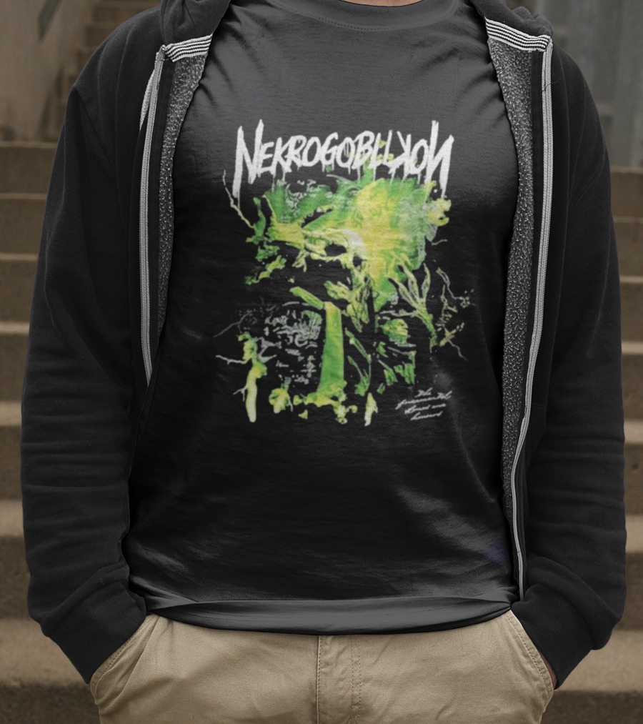 Nekrogoblikon Lightning The Fundamental Slimes And Humours Goblin Art T-Shirt