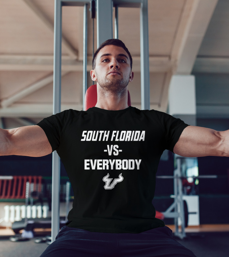 South Florida Bulls Vs Everybody Bulls Symbol T-Shirt