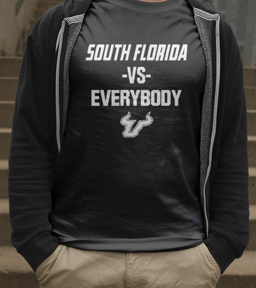 South Florida Bulls Vs Everybody Bulls Symbol T-Shirt