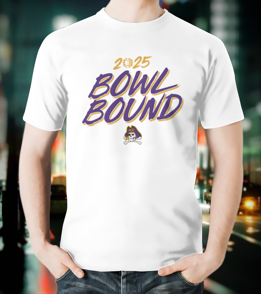 2025 Bowl Bound East Carolina University ECU Pirates T-Shirt