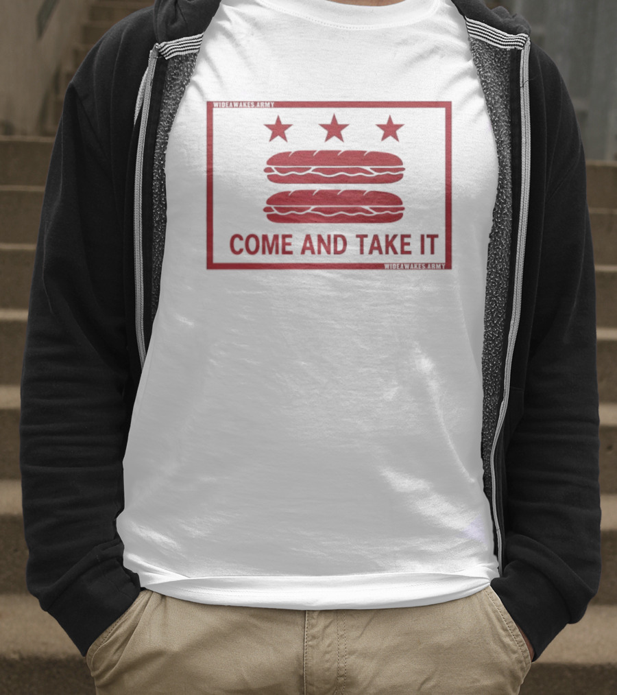 DC Flag Come And Take It Sandwich Stars Protest T-Shirt