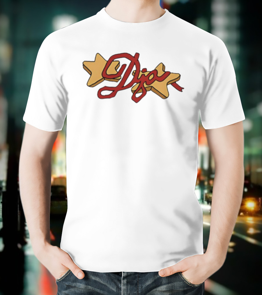 Djo Another Bite Tour 2025 Star Icons Red Letters T-Shirt