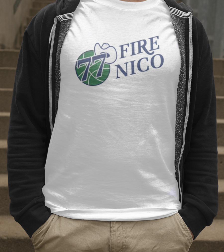 Fire Nico 77 Basketball Cowboy Hat T-Shirt