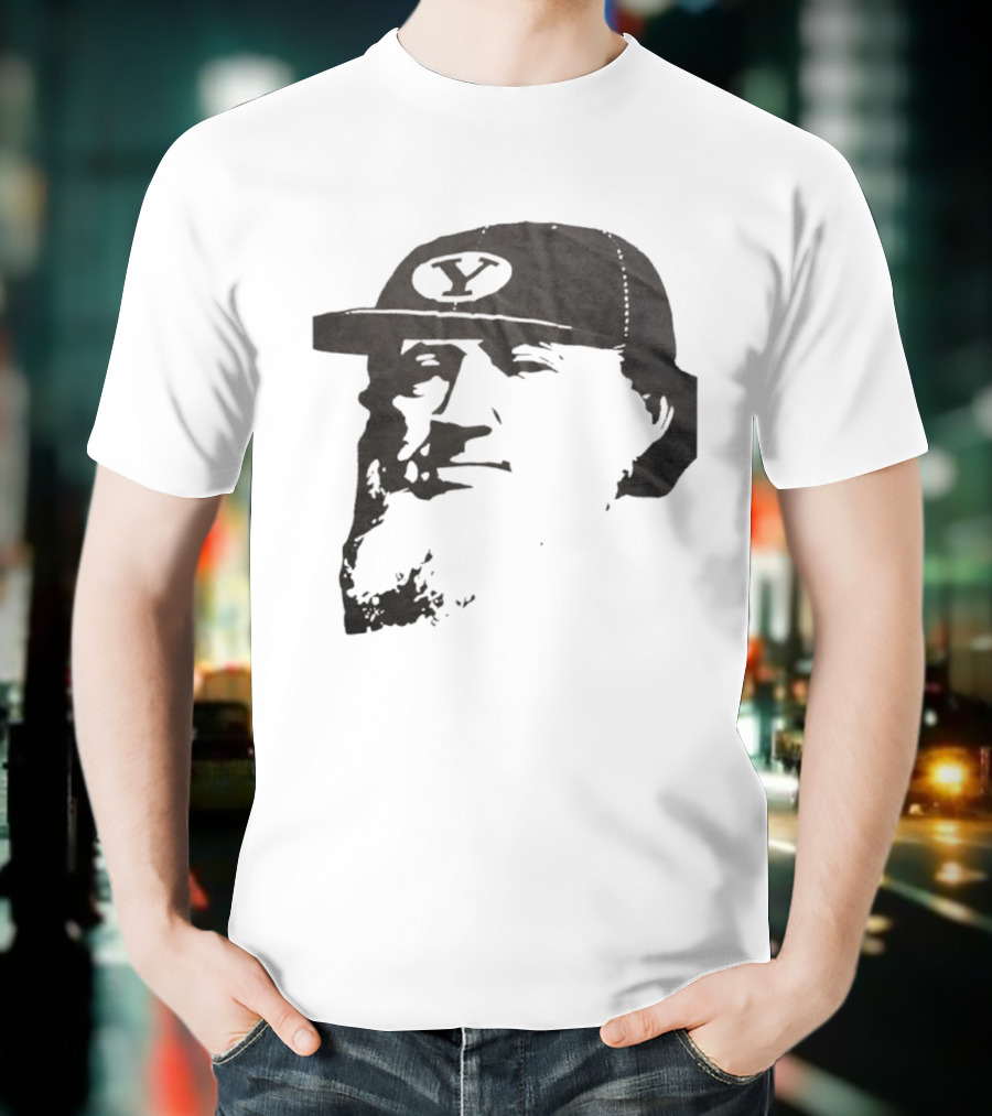 Flat Brim Brigham Young University Y Cougars Hat T-Shirt