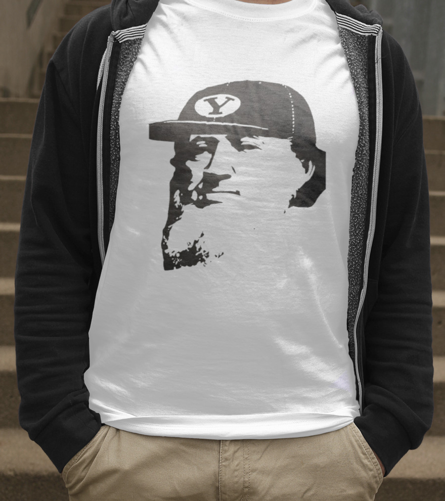 Flat Brim Brigham Young University Y Cougars Hat T-Shirt